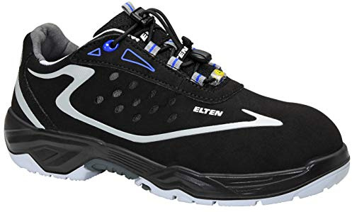 ELTEN Rusher Low ESD S1 | Sicherheitsschuhe für Damen & Herren, Stahlkappe, leicht, atmungsaktiv, Gr. 39