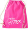 Shirtinstyle Turnbeutel Tussi Attack Gym Sack, Beutel Tasche, Farbe Pink