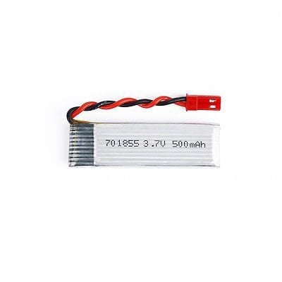 YUNIQUE GREEN-CLEAN-POWER - Rechargeable Lipo Battery 3.7V 500mAh | Compatible with UDI and WLtoys Drones | Stable Performance | Overcharge Protection | 57X17X8 mm - 16 Gr, Silver