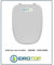 Copriwater Pozzi Ginori SQUARE BIANCO Cerniera Cromo-Sedile-Asse Wc