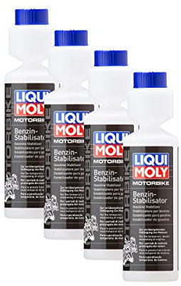 4 x Liqui Moly 3041 Motore Bike Stabilizzatore per Benzina 2/4t 250 ML