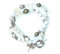 SSH-Design - Wickelarmband - weiß & silber -