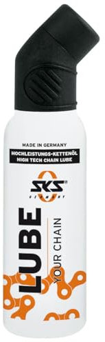 SKS GERMANY LUBE YOUR CHAIN - 75ml Kettenöl Fahrrad mit Applikator, PTFE-Hochleistungs-Öl, Korrosionsschutz, Fahrradketten Pflege & Schmierung, Fahrradzubehör