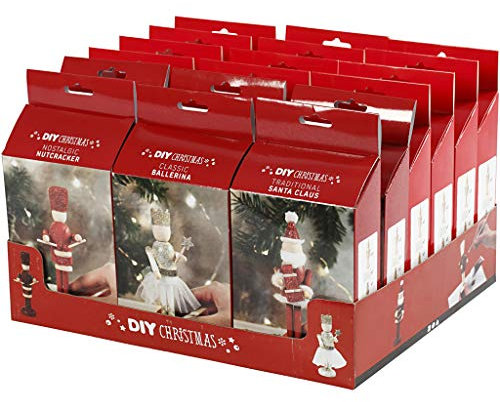 Casse-noisette, père Noël et danseuse, 18sets