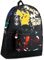 Pokemon Rucksack Kinder, Schulrucksack Jungen und Schulrucksack Mädchen Kinder Rucksäcke, Pokeball Evoli Pikachu Rucksack Schule (Schwarz)