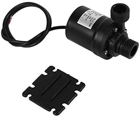 Raguso DC 24V Heißwasser Umwälzpumpe Solarenergie Bürstenloses Motoraquarium Tauchboot 800L/H 5M Hocheffizient hitzebeständig für die Sicherheit und den Umweltschutz von Springbrunnenfischteichen