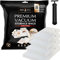 GENIE SPACE Vacuum Storage Bags - Variety Pack of 8 | 2 Extra Large, 2 Large, 2 Medium & 2 Small | Premium Strong, Airtight & Reusable Space Saving Bags for Clothes & Towels | Includes Travel Pump