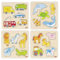 Goki 57444 Steckpuzzle, (1 Stück), mit 5 Steckbildern, Sortiert