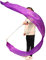 Winged Sirenny Seidenband für Jugendliche, Tänzer, Kirchenanbetung und Lob, Anbetung, Tanzflagge, Banner, Jonglierspiel, Seidenschlangen mit Stangen (180,3 cm, Violett)