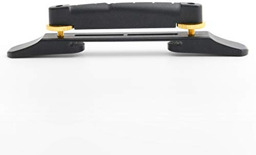 PS-7551-G0 Archtop Jazz Bridge, profil standard avec finition à vis dorée