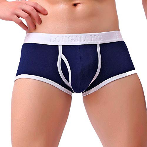 Boxer Hommes Doux Slips Culottes Shorts sous-vêtements Slip Lingerie Lot String Homme Sexy pour Lettre imprimée Bulge Pouch Translucide Couleur Unie Caleçon Soie Glacée sans Trace Respirant Couture