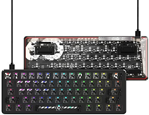Pulsar Gaming Gears - PCMK Gaming Mechanische Tastatur ANSI Hot Swappable 60% (Barebone, Schwarz)