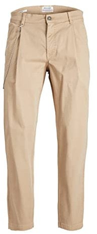JACK & JONES Men's JPSTBILL JJFREDDIE AMA Chinos, Crockery, 36W / 32L