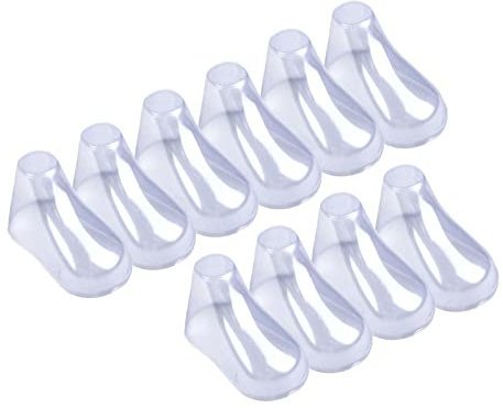 Baoblaze 10 x Transparente Schuhspanner Baby, Transparent Baby Shoe Stretcher, Kinder Geformtes Display für Kinderschuhe Socken, Small Foot Modell für Kleinkinder, Socken, Zuhause, Booties, 9CM