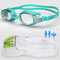 ZABERT Schwimmbrille, W5 Schwimmbrillen für Erwachsene Herren Damen Männer Frauen Kinder 8+ Jahre Brille Antibeschlag UV Schutz Triathlons Wettkämpfe Schwimmbrille teal turquoise blaugrün Türkis