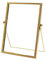 Deosdum Gold-Fotorahmen-Display, Transparentes Glas, Eisen, Tischplatte, Rahmen Getrocknete Blumen, Personalisierter Fotorahmen, Zertifikat, Dokument, Familienbilder, Halter