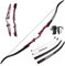 surfwolf Bogenschießen Recurve Bogen 66 68 70 Target Recurve Bogen 12-40 lbs Takedown Recurve Bogen Wettkampf Recurve Bogen Jagdbogen（Rot2,70-32lbs）