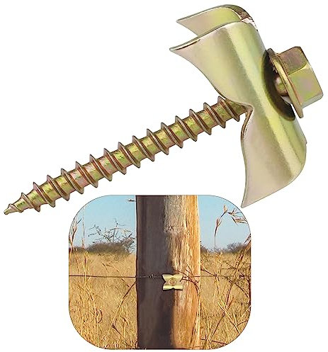 Clavos de valla galvanizados en forma de U, grapa de valla de alambre de acero para maderas blandas, reutilización, clavos de valla, tornillos con fijador de alambre, instalación rápida de clavos para