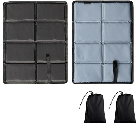 2 Stück Faltbare Sitzmatte Wasserdicht, Thermo Sitzkissen Tragbar, Für Garten Camping Picknick Wander Hunting