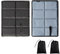 2 Stück Sitzkissen Outdoor, Klappbares Sitzkissen, Faltbare Sitzunterlage Sitzmatte Wasserdicht, Outdoor Thermo Sitzkissen, Outdoor Sitzunterlage Tragbar, Für Garten Camping Picknick Wander Hunting