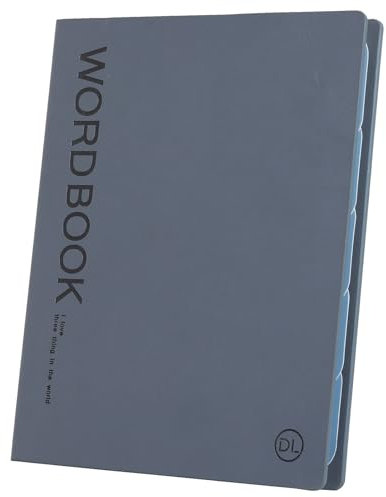 Goldaypln Liniertes Notizbuch - A5 nachfüllbares Notizbuch Hardcover Tagebuch mit dick liniertem Papier, Geschenkideen für Schriftsteller, Journaler, Geschäftstreffen, Studenten (Blau)