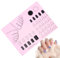 Nail Mat for Nail Tech,Portable Manicure Protector Nail Table Pads - Nail Polish Coloring Practice, Professional Nail Manicure Tools for Acrylic Fingernails