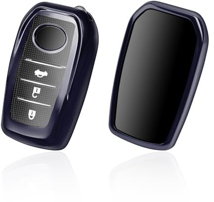 SKTU Copri Chiave, Portachiavi compatibile con Toyotα Yaris/Yaris Cross 2020-2024 / C-HR 2024 Copri Telecomando in TPU Dunkelviolett
