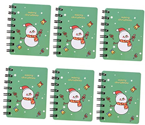 Kleiner Notizbuch mit Spiralbindung, 6 Stück-pack aus Papier für Schüler