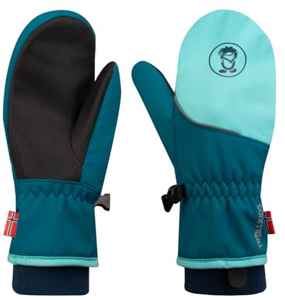 Trollkids Kids Trolltunga Mitten 35, Arctic Blue