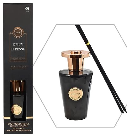 Boutique Reed Diffuser 1000ml Scented Wick Fragrance Opium Intense Aromatherapy