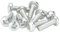M6 (6mm x 20mm) Pozi Pan Head Machine Screws - BZP Steel (Pack of 20)