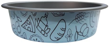 Teglia Mini Teglie per friggitrice ad aria, airfryer, Alluminio antiaderente Riutilizzabili, antiaderenti belle comode capienti anche per piccole porzioni (Azzurra, Conica 22 Cm)