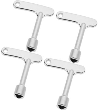 4-piece Outdoor Trash Can Bin Lock Keys Garbage Can Lid Locks Outdoor Garbage Can Keys Triangle Lock Cabinet Keys