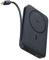 Baseus Picogo Qi2 Magsafe Powerbank, 15W Magnetische Power Bank 10000mAh, 27W Externe Batterie mit integriertem USB-C Kabel, Wireless Power Bank für iPhone 16-12, Akkupack Schnellladung, Schwarz