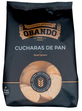 cucharas De Pan Con Masa Madre | Obando Panaderia Artesana de Utrera, Sevilla - Seleccion Gourmet Bolsa 150 Gr - Panes, Crespillos y Regañas