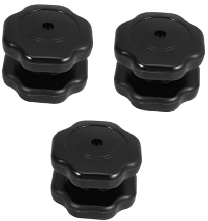 Alipis 3 Sätze Schnellkochtopf Knopf Handhaben Wok Griffe Sofortig Tür Herd Induktionskocher Deckel Für Einmachgläser Dampfkochtopf Noppen Dampftopf Topfgriff Plastik Black 2 Stück * 3