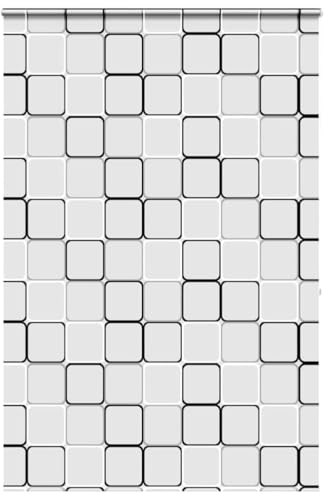 INLIFE Store Enrouleur de Douche avec Cassette Largeur du Tissu 156 cm-4015051