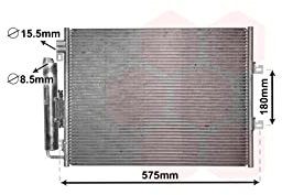 VAN WEZEL 43005454 Condenseur climatisation avec déshydrateur
