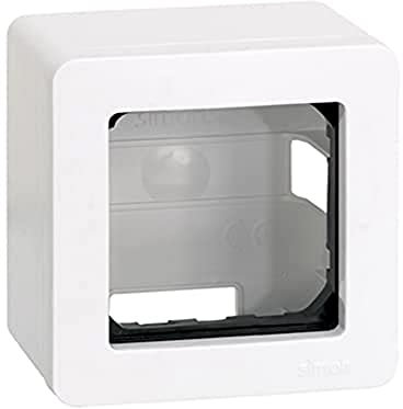 Simon - 27811-35 caja superficie modulos 1a/2e s-27 bl nieve Ref. 6552730150