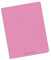 Lot de 10 Cahiers piqûre, 48 pages, Grands carreaux Seyès, Format 24 x 32 cm, Couverture polypro ROSE
