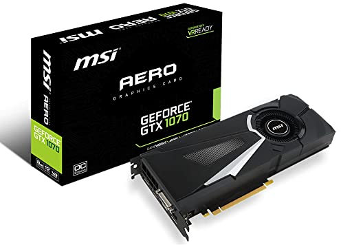 Carte Graphique MSI GeForce GTX 1070 Aero OC