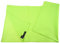 TigerTie Damen Nickituch Halstuch in leuchtgrün einfarbig Uni - Tuchgröße 60 x 60 cm - 100% Baumwolle