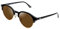 CLANDESTINE - Sonnenbrille Sferico 9 Black Gold Brown - Braune HD Nylon Gläser und Rahmen aus PC und Edelstahl - Unisex Sonnenbrille - Smart Vision Technology - Bessere Sicht und Geringere Blendung