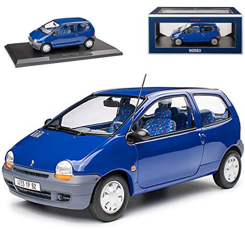 Renautl Twingo I Blau 1. Generation 1993-2007 1/18 Norev Modell Auto mit individiuellem Wunschkennzeichen