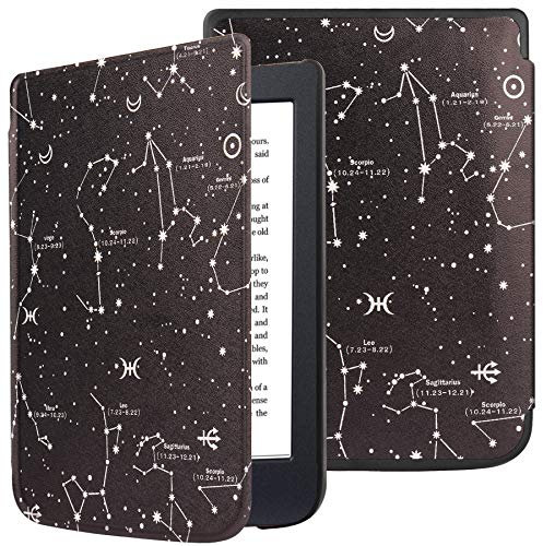 VOVIPO Kobo Nia 6 Étui de Protection Ultra Fin avec Fonction Veille/réveil Automatique pour liseuse Kobo Nia 6 Version 2020-Constellation