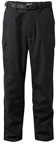 Craghoppers Men's Kiwi Classic Walking Trousers Relaxed Fit Hiking Pants Black 44