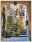 ARTland Wanddeko Wandbild Alu Verbundplatte für Innen & Outdoor Bild 90x120 cm Gemälde Architektur Blumen Italien Städte Kunst Mediterran U2TC