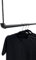 RSR Hangers Kleiderstange mit Seil Schwarz Garderobe Industrial Design Decke Seilzug hängend Deckenmontage | Breite 100 cm | Garderobenstange | Ankleidezimmer | Flur | begehbarer Kleiderschrank