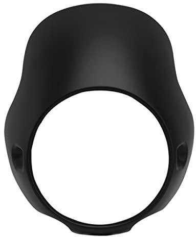 Cafe Racer Lampenmaske für 8 Zoll Scheinwerfer Windschild Verkleidung schw matt