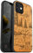 Carveit Handyhülle für iPhone 12 Holz Cover kompatibel mit Apple MagSafe & QI drahtlosen magnetischen Ladegeräten Massivholz Kompatibel mit 12 hulle（Kirschholz-Berge und Hirsche）